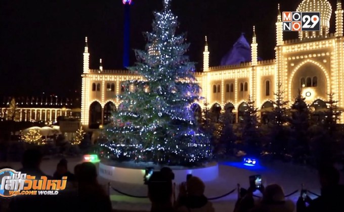 เปิดตัวต้นคริสต์มาสยักษ์ประดับคริสตัล