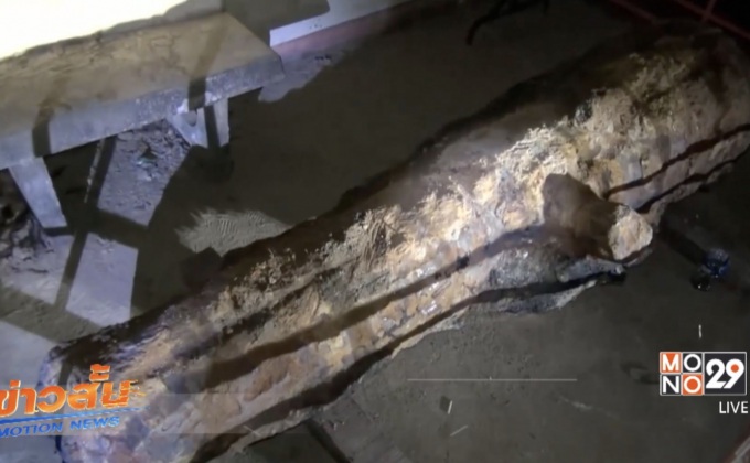 พบปืนใหญ่โบราณในคลองบางสะพาน จ.ประจวบฯ