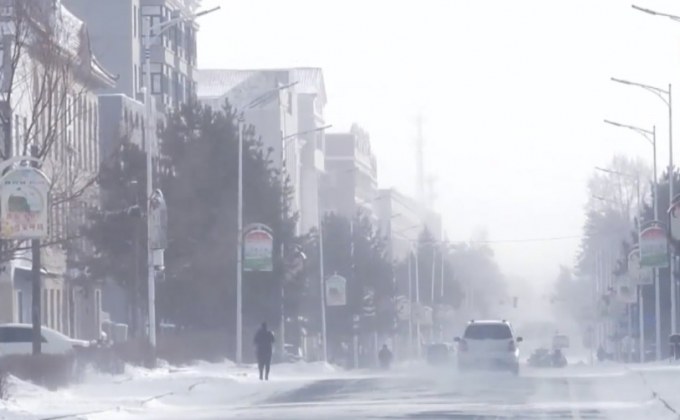 จีนเผชิญสภาพอากาศหนาวจัด ติดลบ 40 องศา