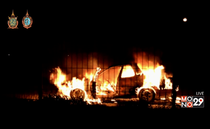 เพลิงไหม้รถติดตั้งก๊าซแอลพีจี จ.ชลบุรี