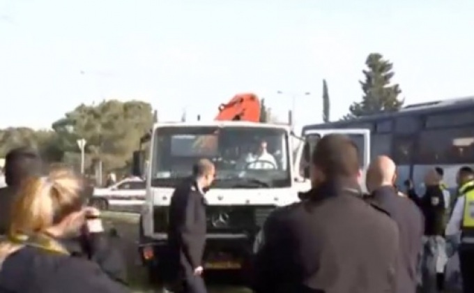 คนร้ายขับรถพุ่งชนทหารอิสราเอล