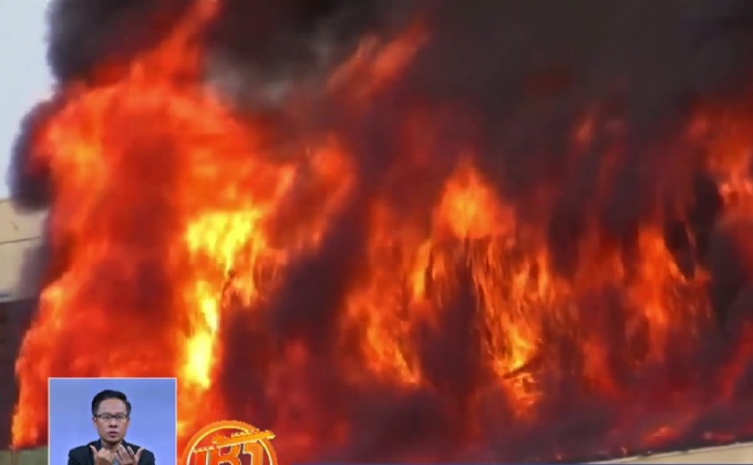 เพลิงไหม้อพาร์ตเมนต์ในสเปน