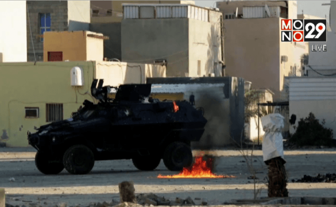 ผู้ประท้วงปะทะตำรวจในบาห์เรน