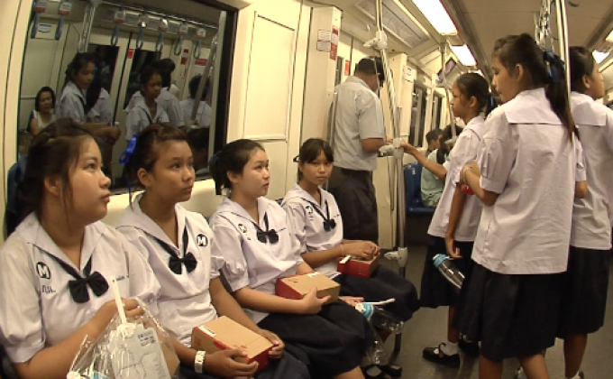 ​บรรยากาศเปิดภาคเรียนสัปดาห์แรก