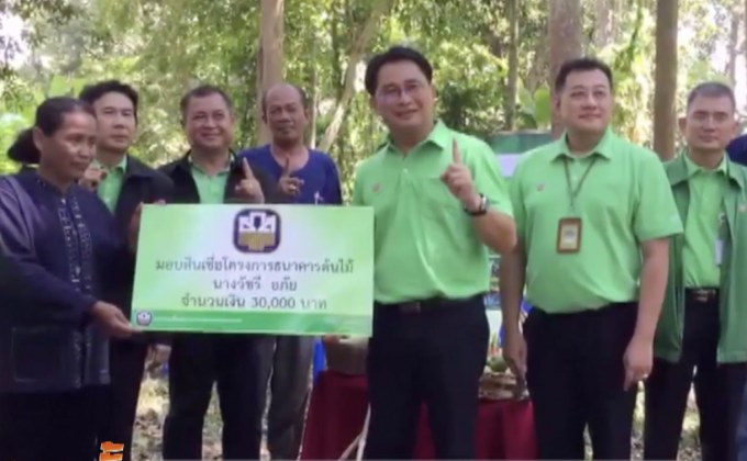 ธ.ก.ส.เริ่มปล่อยกู้โดยใช้ต้นไม้ค้ำประกัน