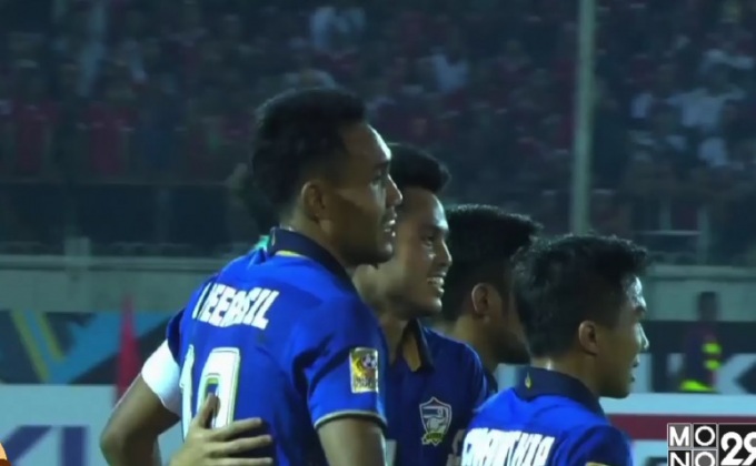 “มุ้ย” นำช้างศึกบุกอัดเมียนมา 2-0 ตัดเชือกนัดแรก