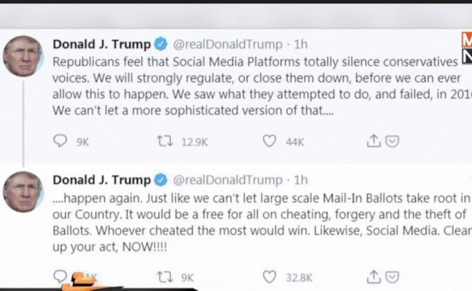 หุ้นทวิตเตอร์-เฟซบุ๊กร่วงหลัง “ทรัมป์” ขู่ออกกฏคุมเข้ม