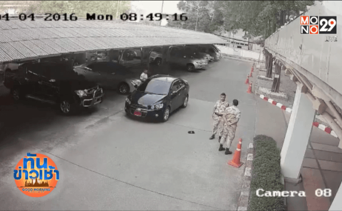 อส.ถูกกรวยฯ ฟาด-ตบบ้องหู เหตุไม่ทำความเคารพ