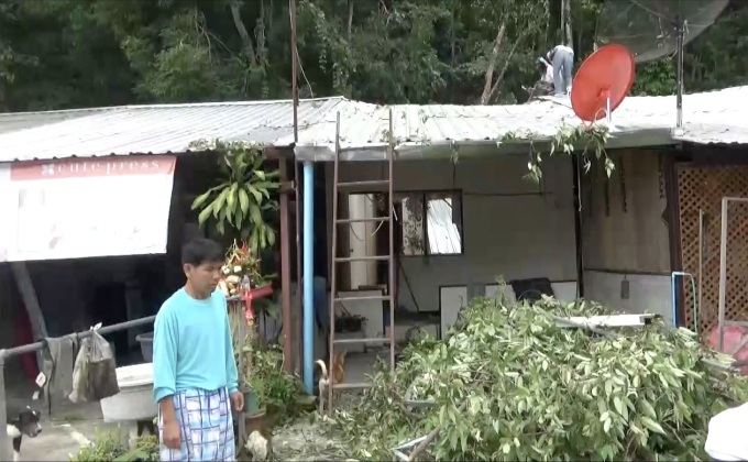 พายุฝนพัดถล่มหลายจังหวัดภาคเหนือ