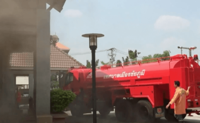 ไฟไหม้ กกต.ชัยภูมิ เอกสารเสียหายเกือบหมด