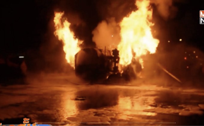 อุบัติเหตุรถบรรทุกน้ำมัน จ.สระบุรี