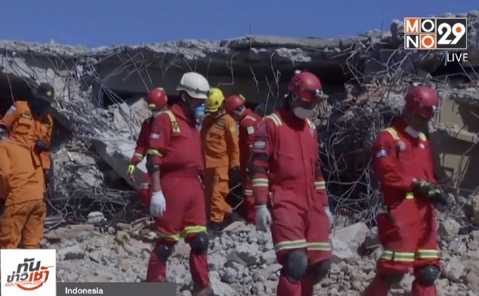 อินโดฯ กู้ร่างผู้เสียชีวิต ยอดตายพุ่ง 347ราย