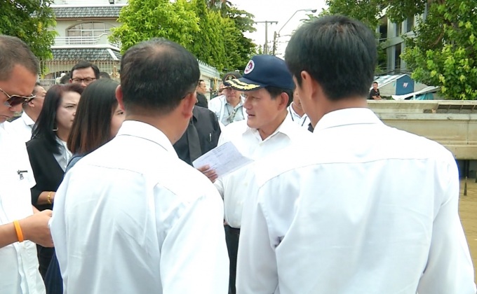รองผู้ว่าฯ กทม. ตรวจความพร้อมรับมือน้ำท่วม
