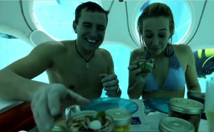 ร้านอาหารใต้น้ำในเบลเยียม