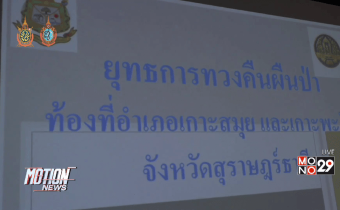 พบนายทุนรุกป่าเกาะพะงัน 307 ไร่