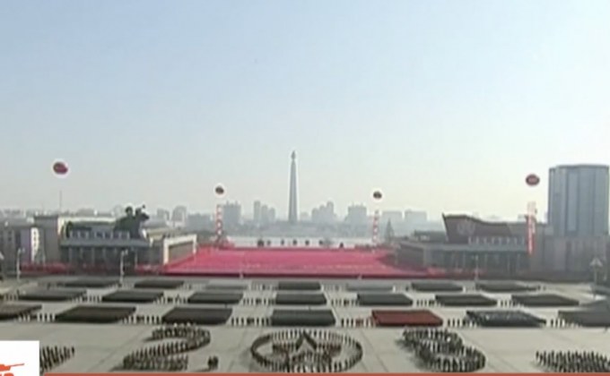 เกาหลีเหนือจัดพิธีสวนสนามก่อนหน้า “พย็องชัง เกมส์”