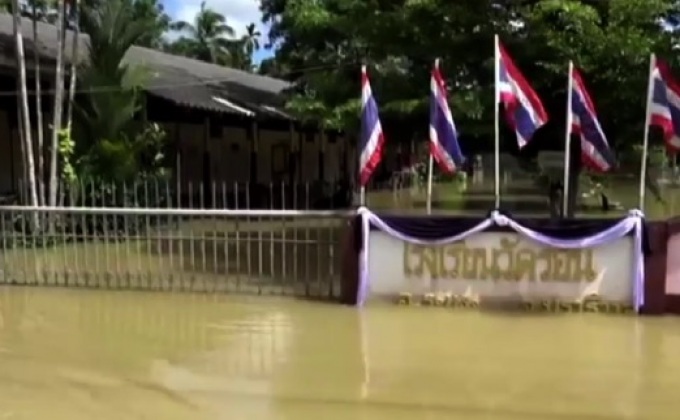 อ.ระแงะ จ.นราธิวาส น้ำท่วมสูง