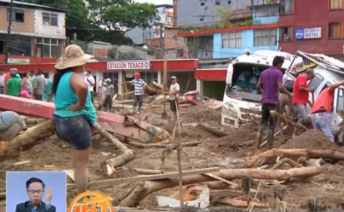 เตือนชาวโคลอมเบีย 12 ล้านคน เสี่ยงภัยพิบัติ