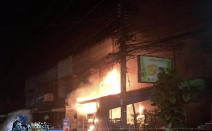 ไฟไหม้ร้านอาหารกลางเมืองยะลาเจ็บ 1 คน