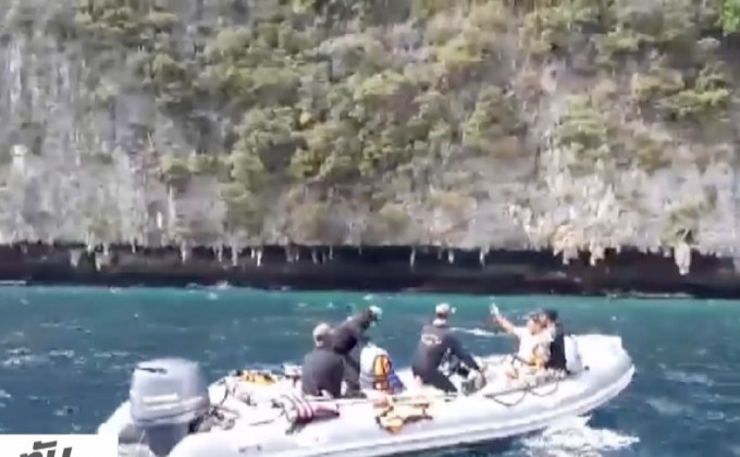 เร่งกู้ซากเรือไฟไหม้หมู่เกาะพีพี จ.กระบี่