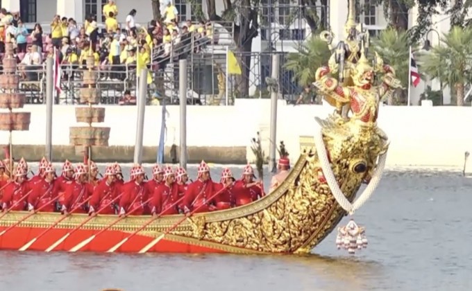 ซ้อมใหญ่ขบวนพยุหยาตราทางชลมารค