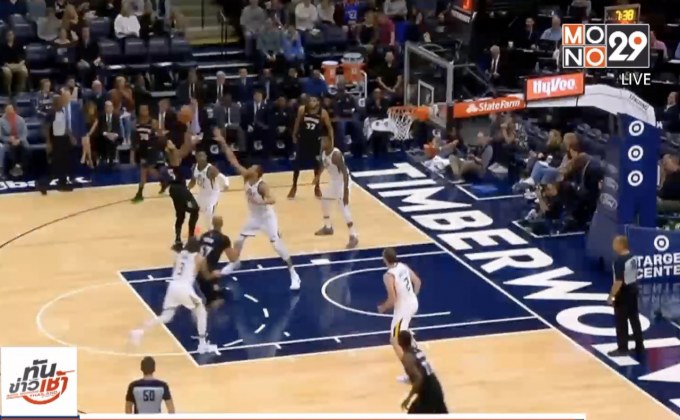 “ดี-โรส” กด 50 แต้มพาวูล์ฟขย้ำแจ๊ซ 128-125