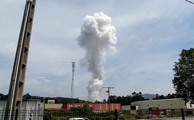 ที่เก็บดอกไม้ไฟระเบิดในสเปน