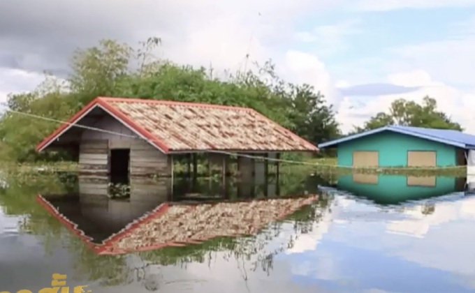 น้ำท่วม อ.เมืองนครสวรรค์ยังไม่คลี่คลาย