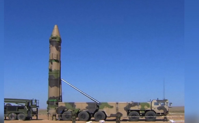 จีนทดสอบการโจมตีด้วยระบบขีปนาวุธที่พัฒนาขึ้นใหม่