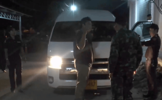 ตรวจพบรถตู้โดยสารไม่ได้รับอนุญาต จ.ฉะเชิงเทรา