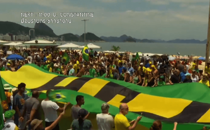 ชุมนุมเรียกร้องให้ถอดถอนผู้นำบราซิล