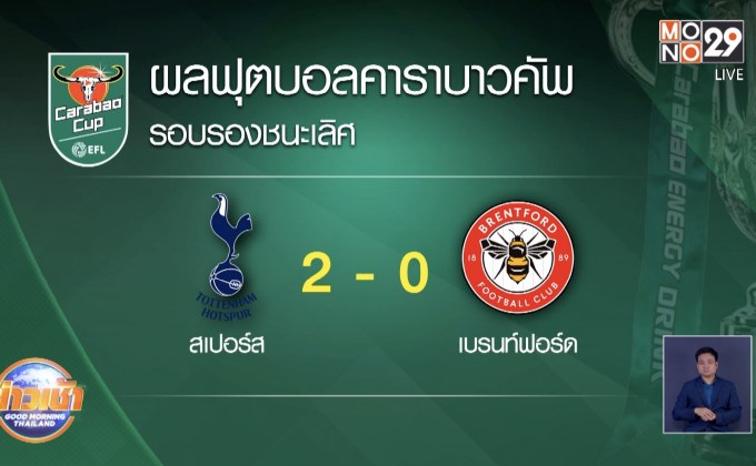 ผลการแข่งขันฟุตบอลคาราบาวคัพ รอบรองชนะเลิศ