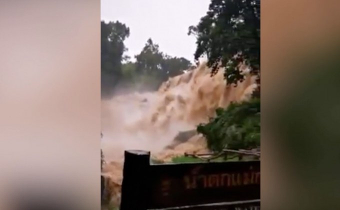 ดอยอินทนนท์ น้ำป่าทะลัก สั่งปิดเส้นทางอุทยานฯ