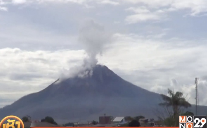 ภูเขาไฟ 2 ลูกในอินโดนีเซียปะทุ