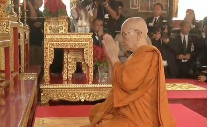 สมเด็จพระสังฆราช ถวายสักการะสมเด็จช่วง