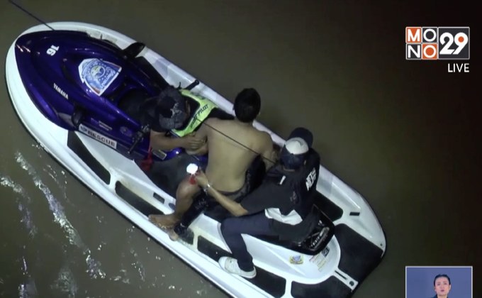 นาทีชีวิต ช่วยหนุ่มตกงานคิดสั้นโดดสะพานบางปะกง