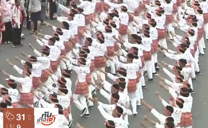 อินโดฯ ทำสถิติเต้นระบำพื้นเมืองโปรโมตเอเชียน เกมส์