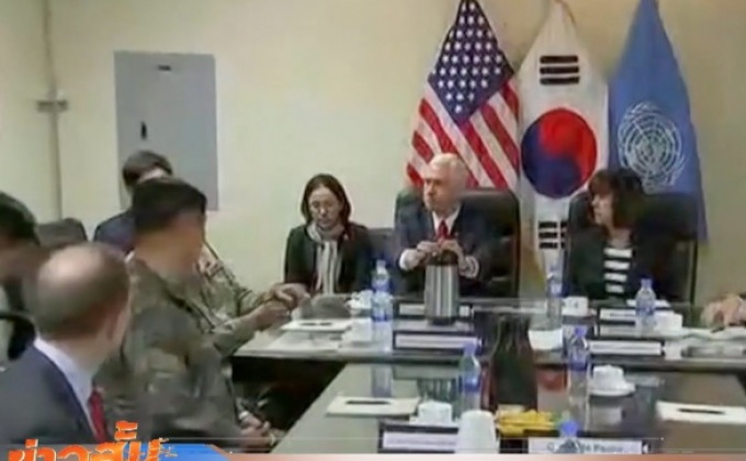 รองปธน.สหรัฐฯเยือนฐานทัพในเกาหลีใต้