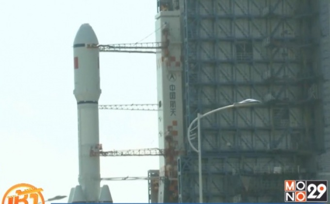 จีนติดตั้งยานขนส่งพร้อมปล่อยขึ้นสู่อวกาศ