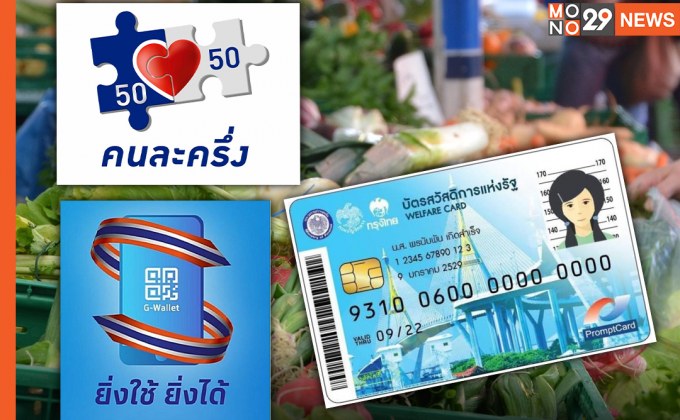 ครม. ทุ่มงบ 54,506 ล้านบาท  เติมวงเงินเพิ่มให้ 4 โครงการรัฐ บัตรคนจน – คนละครึ่งเฟส 3 – ยิ่งใช้ยิ่งได้