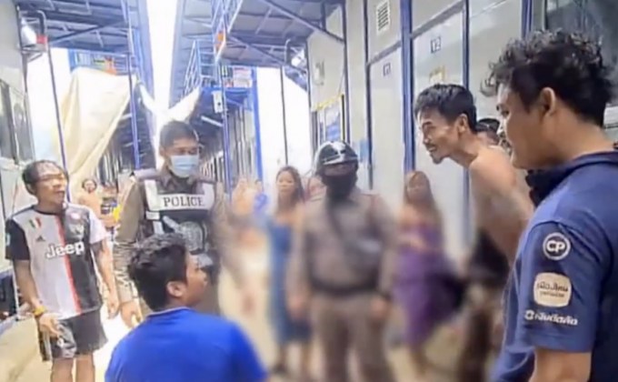 จับคนงานลักลอบเล่นพนันแล้ววิวาทกันเอง