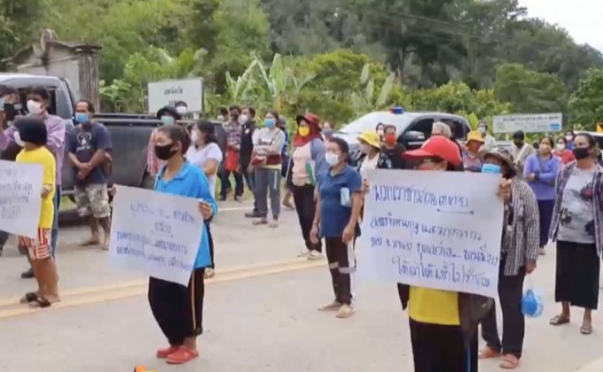 ชาวสวนทุเรียนชุมพร ขอเข้าพื้นที่