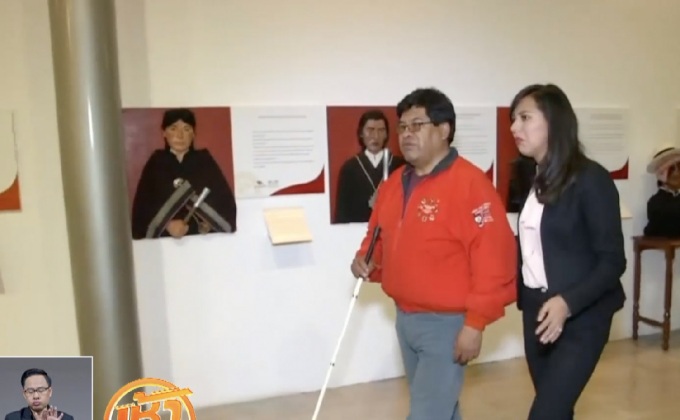 นิทรรศการประวัติศาสตร์โบลิเวียเพื่อคนตาบอด