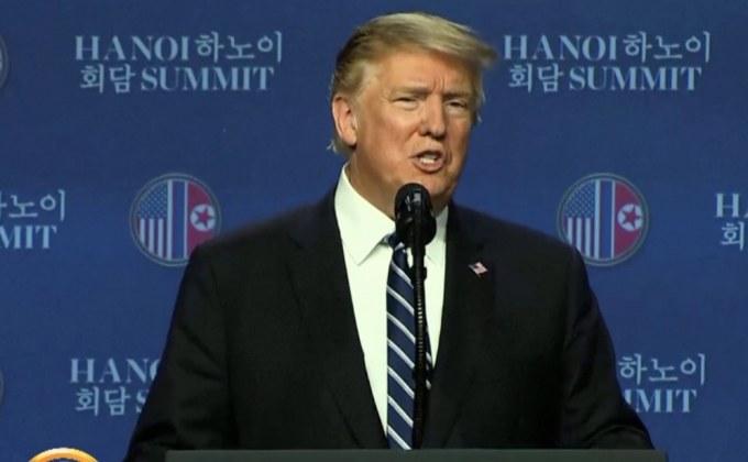 ​ “ทรัมป์” เผยซัมมิตล่ม เพราะ “มาตรการคว่ำบาตร”