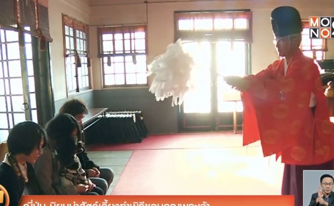 ญี่ปุ่น นิยมนำสัตว์เลี้ยงทำพิธีขอบคุณพระเจ้า