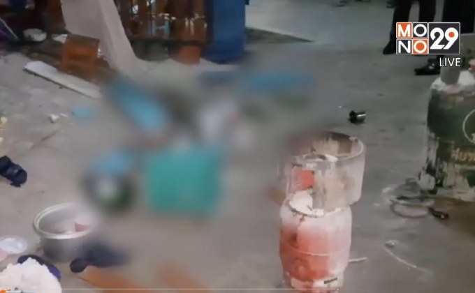 แก๊สระเบิดในบ้านพัก จ.สมุทรปราการ เจ็บ 5 คน