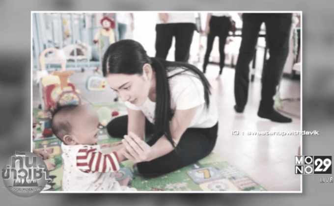 ใหม่ เลี้ยงอาหารเด็กด้อยโอกาส ถวายแด่ในหลวง ร.9