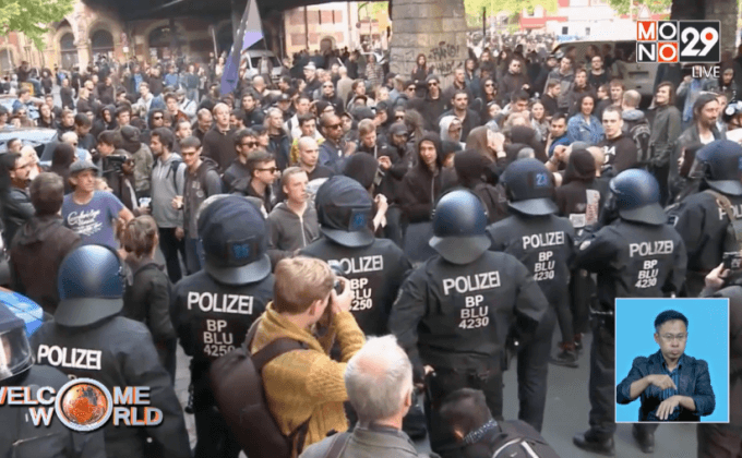 ประท้วงในวันแรงงานสากล