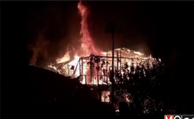 ไฟไหม้บ้านคุณยายวัย 72 ปีวอดทั้งหลัง จ.สุรินทร์