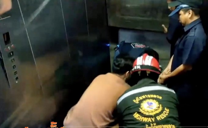 ลิฟต์ส่งของโรงแรมดังร่วงจากชั้น 2 บาดเจ็บ 1 คน